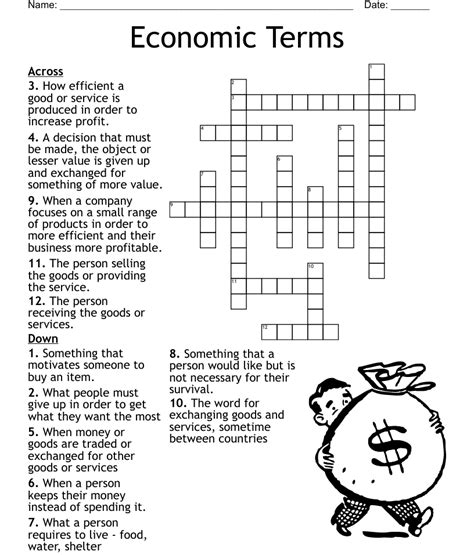 Supply And Demand Crossword Wordmint What Is Economics Crossword