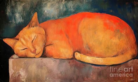 Time For A Catnap Digital Art By Jutta Maria Pusl Fine Art America