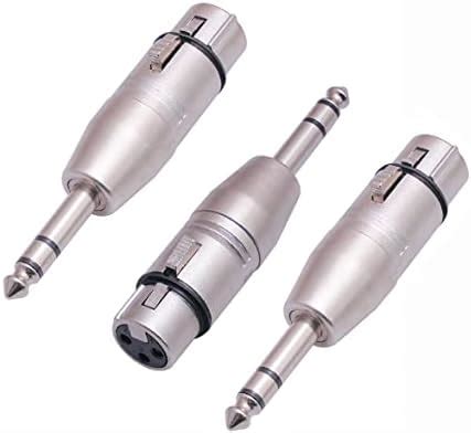 Amazon Seefeful 3 Pack XLR Female To 1 4 TRS Adapter Balanced