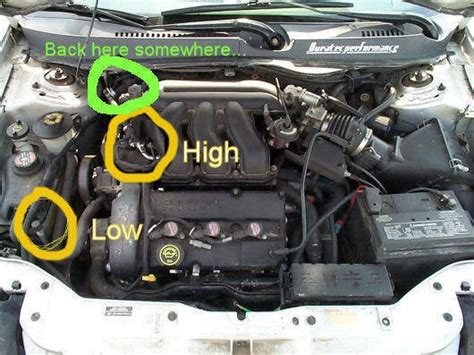 2010 Ford Focus Ac Recharge Port Location