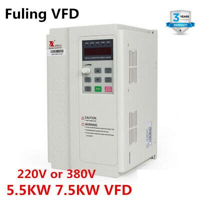 Fuling Kw Kw Vfd Spindle Motor Inverter V V Phase Output