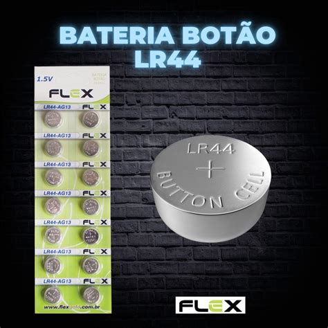 Pilha Bateria LR44 1 5V Cartela C 14un AG13 V13GA G13A L1154 LR1154