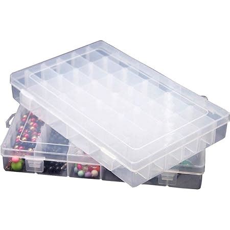 KM 36 Grid Cells Multipurpose Plastic Storage Box With Removable