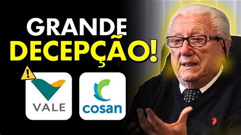 COSAN É CILADA OU A MAIOR BARGANHA DA BOLSA CSAN3 VALE3 LUIZ BARSI