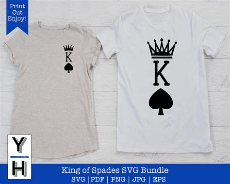 King Of Spades Svg Etsy Ireland