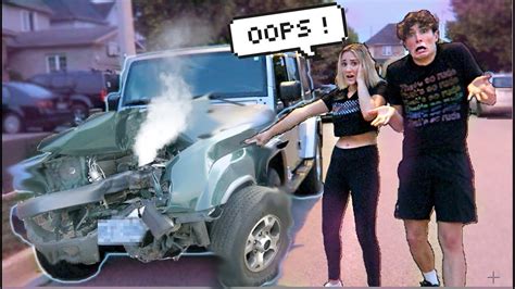 I Got In An Accident Prank On Mom Crash Her Dream Car Bad Reaction Youtube