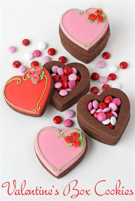 Valentine’s Heart Cookie Boxes – Glorious Treats