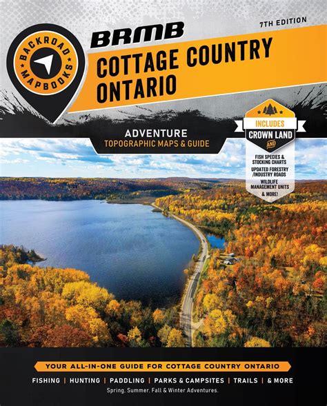 Backroad Mapbook Cottage Country Ontario 7th Ed Ccon Map Bundle By Backroad Mapbooks Avenza Maps