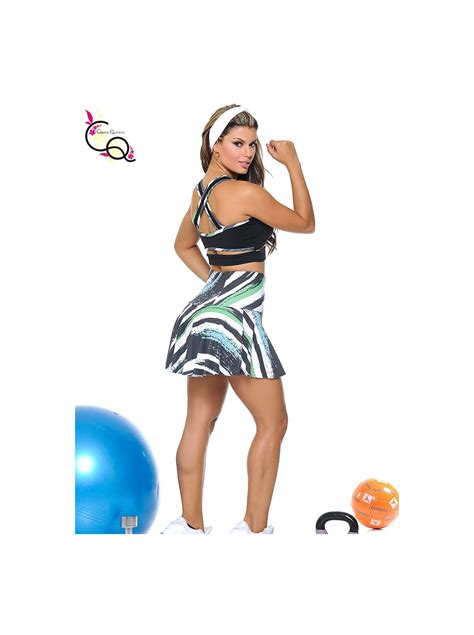 High Waisted Skirt And Sports Bra Bandm Online Store