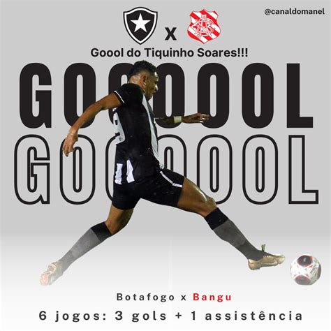 Canal do Manel Botafogo on Twitter Tiquinho Soares já tem 3 gols