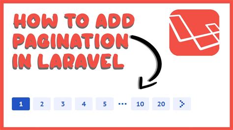 How To Add Pagination In Laravel Youtube