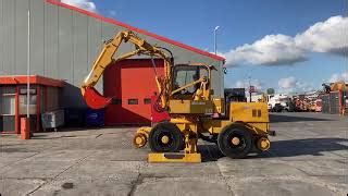 Mecalac 11 CX MEWP RAIL ROAD Wheel Excavator For Sale Netherlands