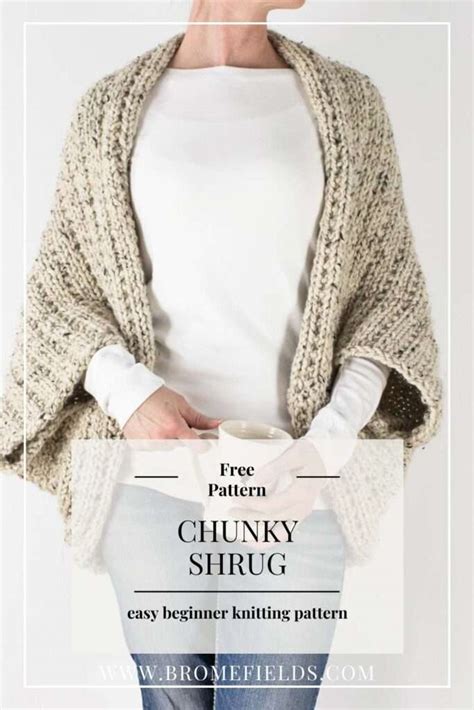 Easy Shrug Knitting Pattern : Get it Now