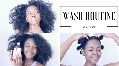 My 4c Hair Wash Day Routine Youtube