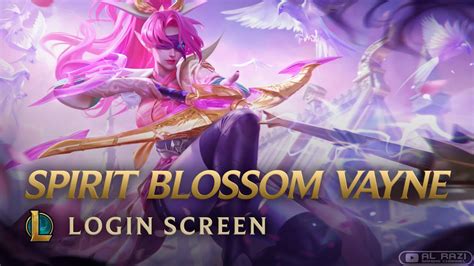 Spirit Blossom Vayne Rose Quartz Chroma Login Screen League Of