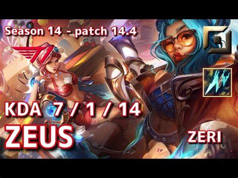 Kr Gmt Zeus Zeri Vs Aatrox Top Patch Kr