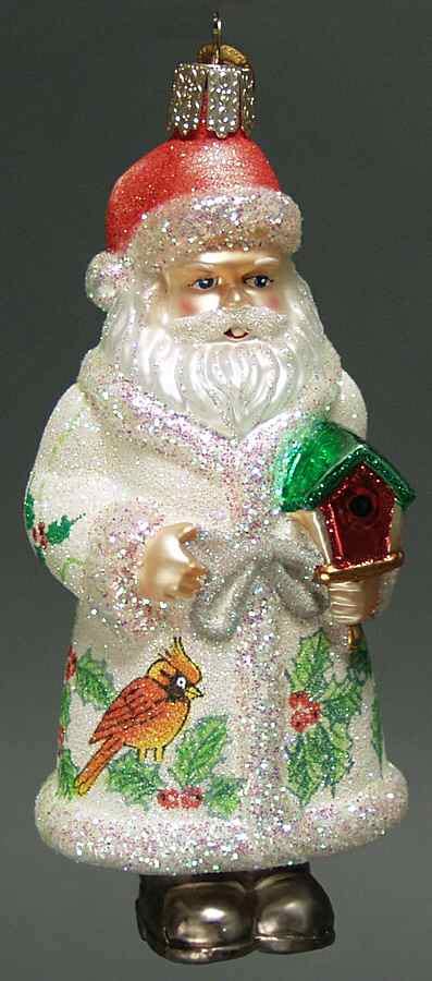 Old World Christmas Glistening Birdhouse Santa No Box By Old World Christmas Newer