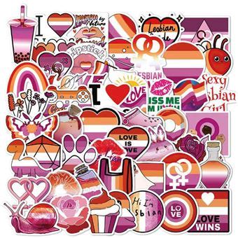 50 stickers para decorar tu habitación Modelo Pride Day Rosa