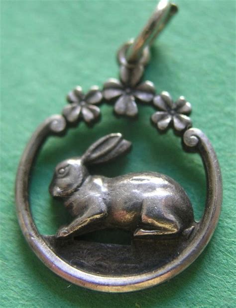 Pin By Lisa Pasqualini On Rabbits Rabbit Jewelry Vintage Charm