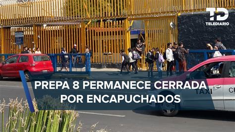 Encapuchados Toman Las Instalaciones De Prepa De La Unam Youtube