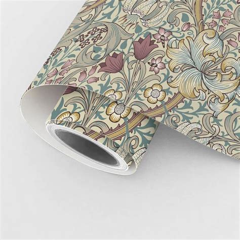 William Morris Papier Peint D Coller Et Coller Motif Floral De