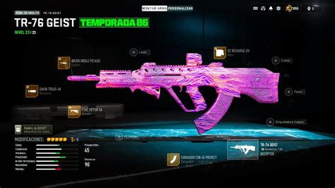 NUEVO FUSIL la TR 76 GEIST es BUENÍSIMA la MEJOR CLASE de la TR