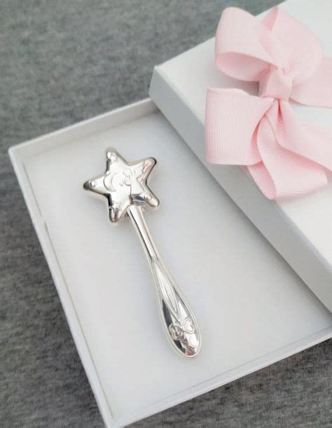 8 Baby Silver Ideas Newborn Baby Shower Ts Baby Rattle Newborn