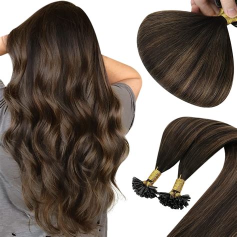 Amazon Sunny Inch Keratin U Tip Hot Fusion Human Hair Extensions