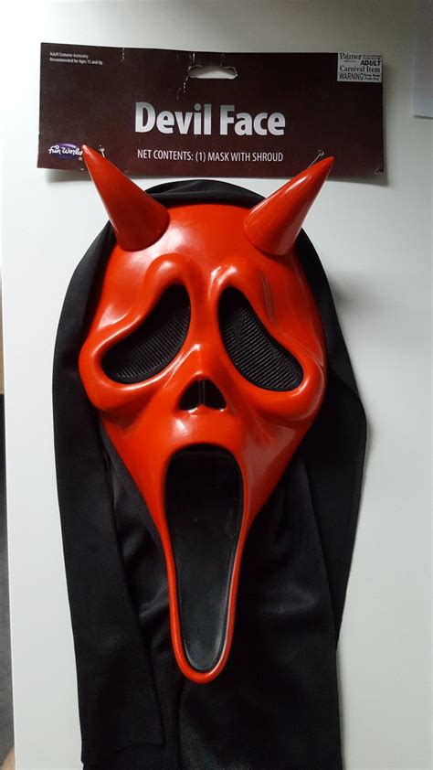 Devil Ghostface Mask Scream