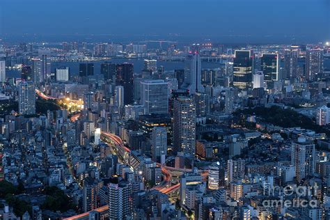 Tokyo skyline at night Photograph by Didier Marti - Fine Art America