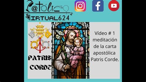 Reflexiones de la carta apostólica Patris Corde YouTube