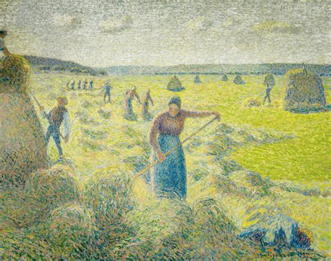 Camille Pissarro Haymaking Eragny At Van Gogh Museum Amsterdam