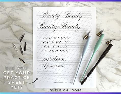 How To Choose The Best Calligraphy Nibs [guide] — Loveleigh Loops