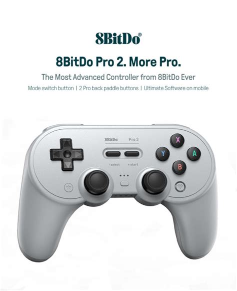 Original 8BitDo Pro 2 Bluetooth Gamepad Wireless Controller 8bitdo Pro