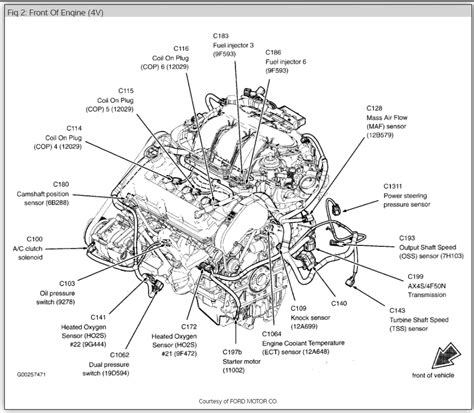 2000 Ford Taurus Engine Diagram Replace Ford Taurus Spark Plugs And Wires 3 0 Ohv Vulcan Youtube