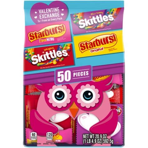 Skittles And Starburst Assorted Valentines Day Chewy Exchange Candy 20