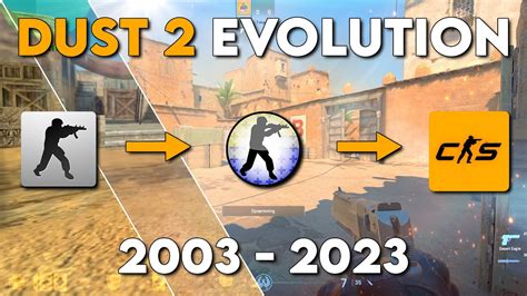 Dust 2: Map Evolution (2003-2023) | CS2 Showcase | Counter-Strike 2 ...