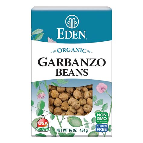 Eden Foods Organic Dry Garbanzo Beans 16 Oz Vitacost