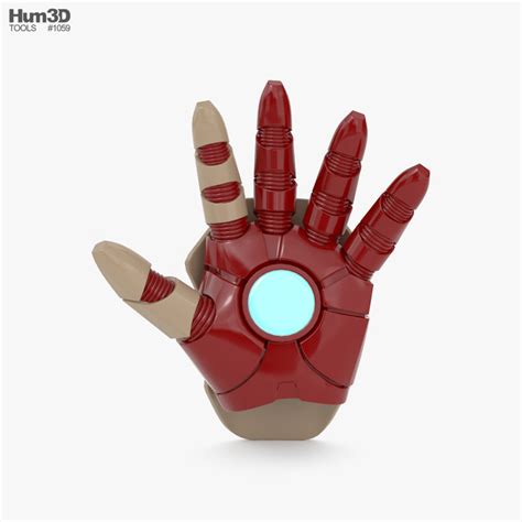 Iron Man Glove 3D model | CGTrader