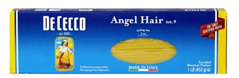 De Cecco 9 Angel Hair Pasta 16 Oz Vitacost