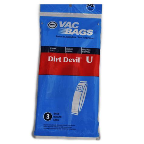 Dirt Devil Vacuum Cleaner Type U Bags | VacSewCenter.comDixon's Vacuum and Sewing Center