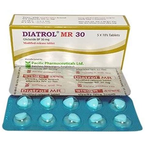 Diatrol MR 30mg Tablet Arogga Online Pharmacy