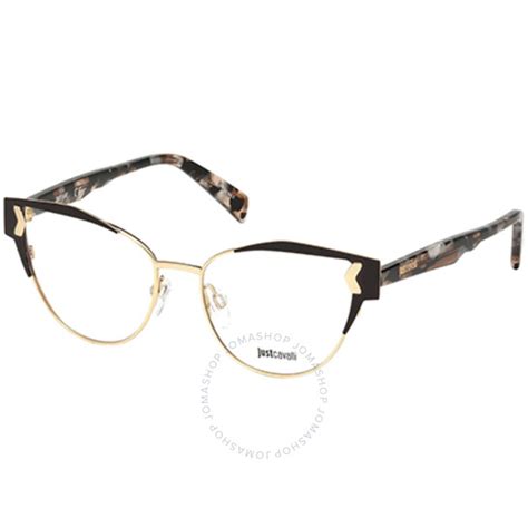 Just Cavalli Ladies Black Cat Eye Eyeglass Frames Jc0816 033 51 664689903283 Eyeglasses Jomashop