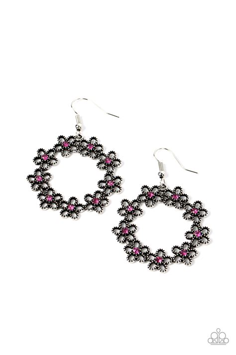 Paparazzi Accessories Floral Halos Pink Paparazzi Accessories