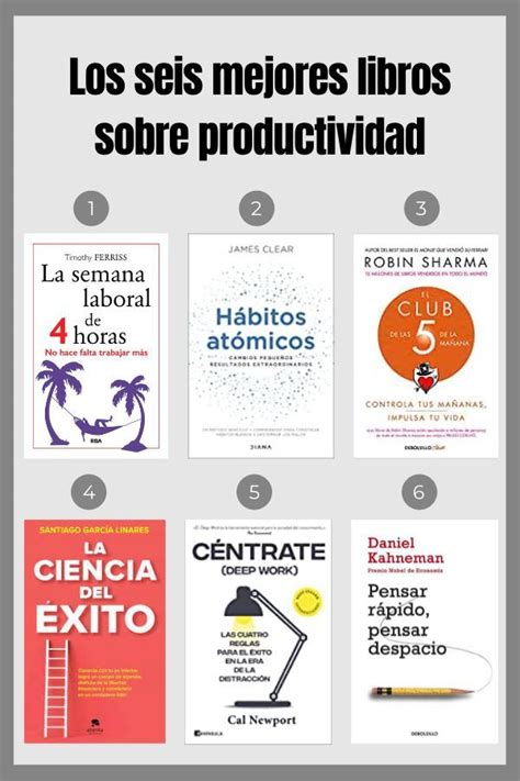 Los Seis Mejores Libros Sobre Productividad Optimiza Tu Vida Personal Y