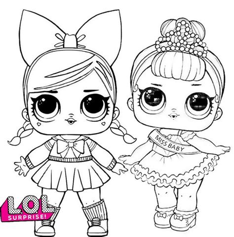 Lol Doll Colouring Pages Unicorn