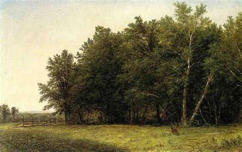 Paintings Reproductions Landscape with Hunter by John William Casilear (1811-1883, United States ...