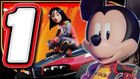 Disney Speedstorm Walkthrough Part 1 Whacky Disney Racers Nintendo