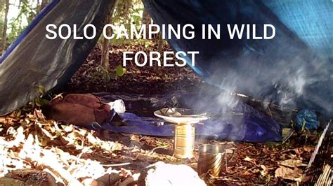 SOLO CAMPING DI HUTAN LIAR RELAXING ASMR YouTube