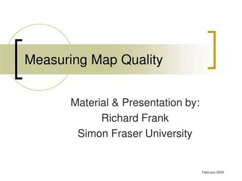 measuring map quality powerpoint    id